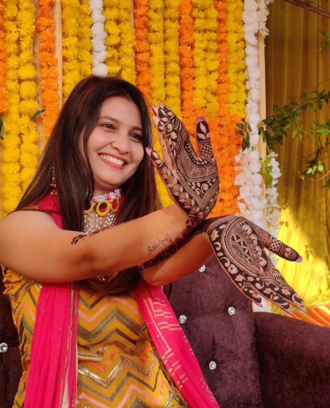 Bridal Mehndi Design - Full hand intricate henna art